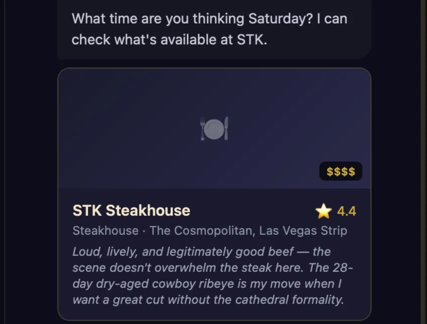 Restaurant cards showing broken image placeholders before the photo_url fix