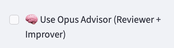 Just a manual checkbox for now…